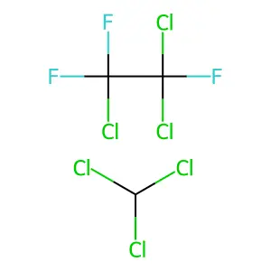 Ethane, 1,1,2-trichloro-1,2,2-trifluoro-, mixt. with trichloromethane structure