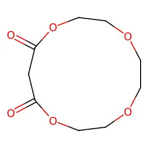 1,4,7,10-Tetraoxacyclotridecane-11,13-dione structure
