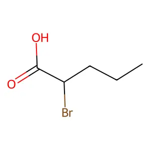 2-溴戊酸 structure