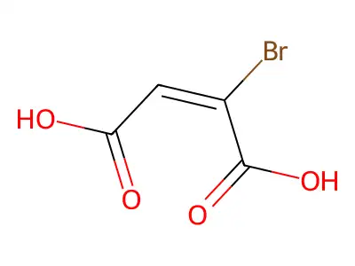 溴丁烯二酸 structure