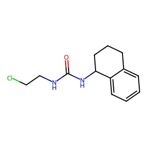 Urea, 1-(2-chloroethyl)-3-(1,2,3,4-tetrahydro-1-naphthyl)- structure