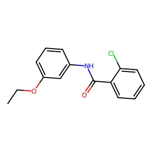 2-chloro-N-(3-ethoxyphenyl)benzamide structure