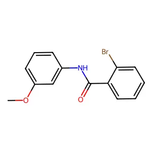 2-bromo-N-(3-methoxyphenyl)benzamide structure