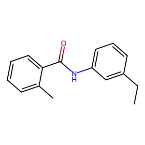 Benzamide, N-(3-ethylphenyl)-2-methyl- structure