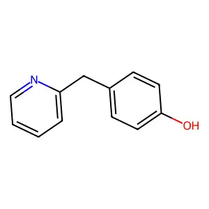 4-(Pyridin-2-ylmethyl)phenol structure
