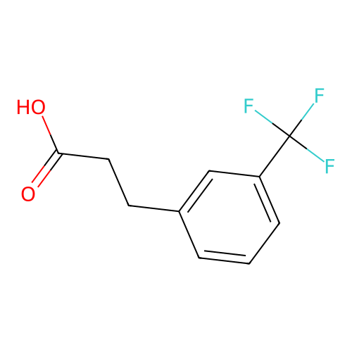 3-(3-Trifluoromethylphenyl)propanoic acid structure