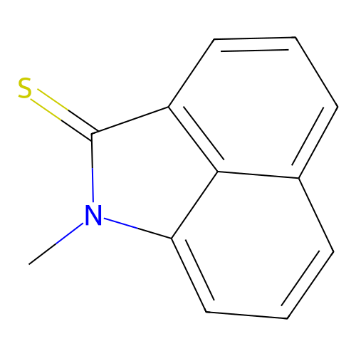1-methylbenzo[cd]indole-2(1H)-thione structure