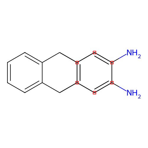 9,10-Dihydro-9,10-[1,2]benzenoanthracene-2,6-diamine structure
