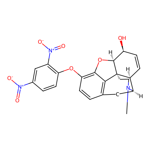 2,4-Dinitrophenylmorphine structure