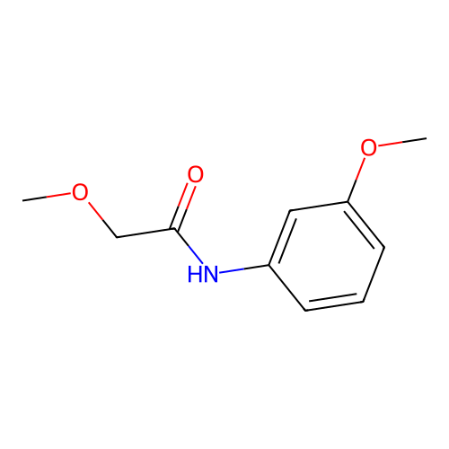 2-methoxy-N-(3-methoxyphenyl)acetamide structure