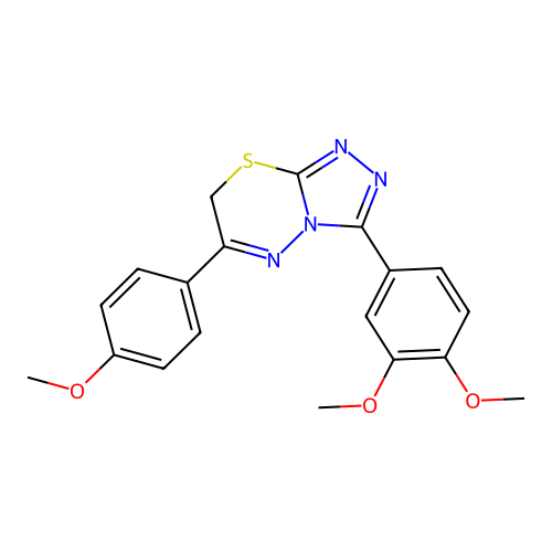 triazolothiadiazine, 8G structure