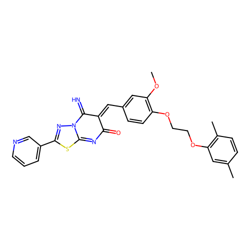 C28H25N5O4S structure