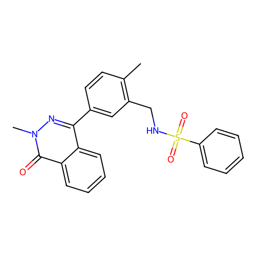 C23H21N3O3S structure