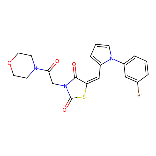 C20H18BrN3O4S structure