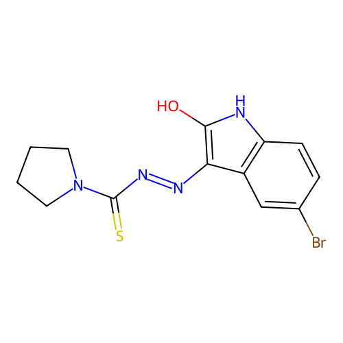 C13H13BrN4OS structure