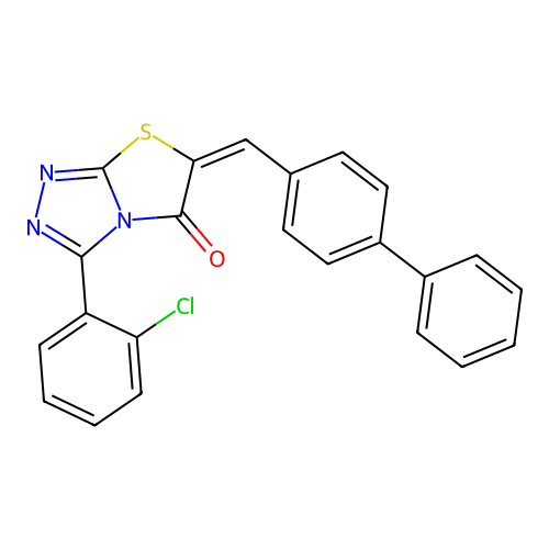 C23H14ClN3OS structure