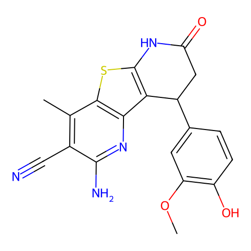 Chemical Compound (C19H16N4O3S) structure