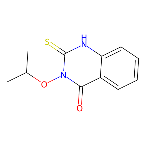 3-(propan-2-yloxy)-2-sulfanylquinazolin-4(3H)-one structure