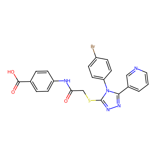 C22H16BrN5O3S structure