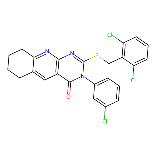 C24H18Cl3N3OS structure