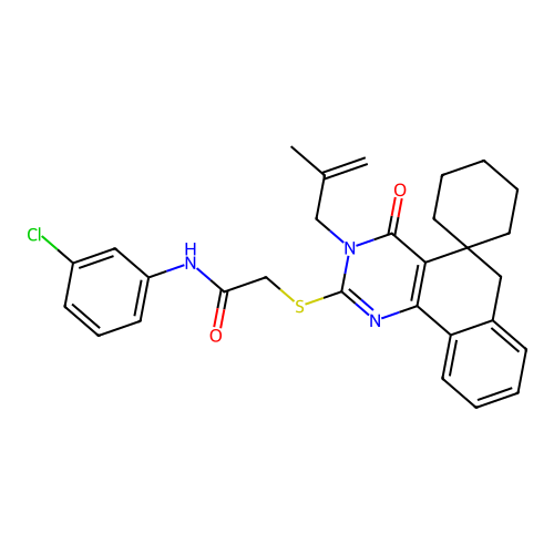C29H30ClN3O2S structure