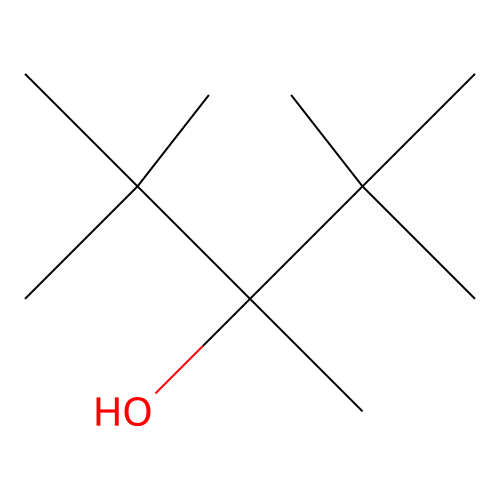 3-Pentanol, 2,2,3,4,4-pentamethyl- structure