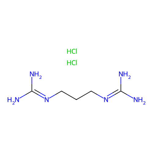 N,N'''-1,3-propanediylbisguanidine dihydrochloride structure