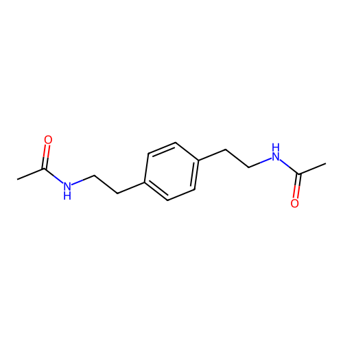 1,4-Bis(2-acetaminoethyl)benzene structure