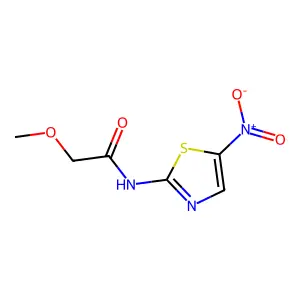 2-methoxy-N-(5-nitro-1,3-thiazol-2-yl)acetamide structure