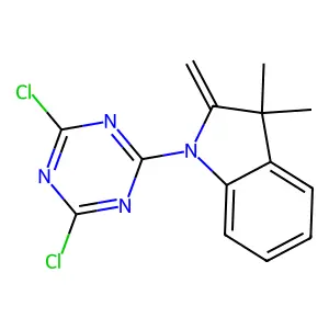 1-(4,6-Dichloro-1,3,5-triazin-2-yl)-3,3-dimethyl-2-methyleneindoline structure