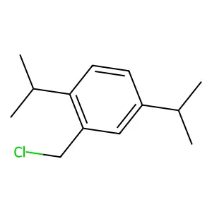 Benzene, 2-(chloromethyl)-1,4-bis(1-methylethyl)- structure