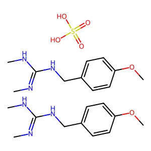 硫酸美贝汀 structure
