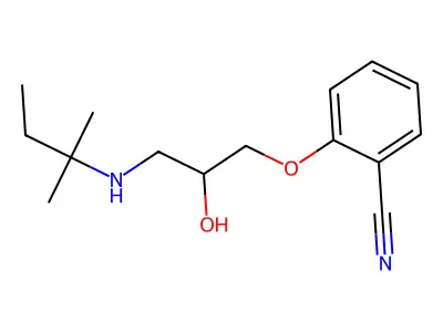 Penirolol structure