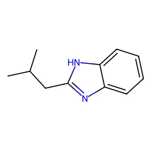 2-(2-methylpropyl)-1H-1,3-benzodiazole structure