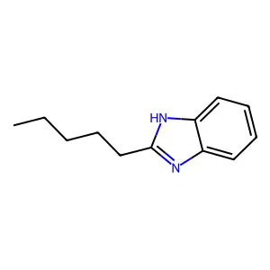 2-Pentyl-1H-benzimidazole structure