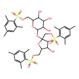6,1',6'-tri-O-trimsylsucrose structure