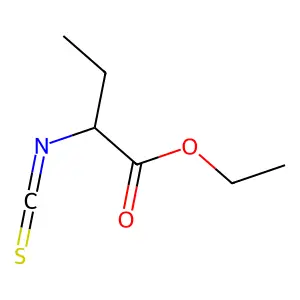 Ethyl 2-isothiocyanatobutanoate structure