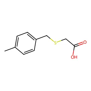 {[(4-Methylphenyl)methyl]sulfanyl}acetate structure