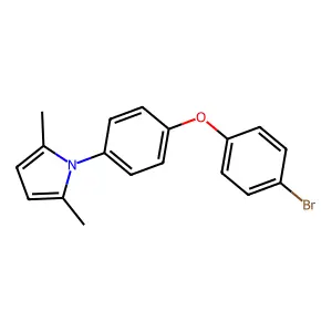 1-[4-(4-Bromophenoxy)phenyl]-2,5-dimethylpyrrole structure