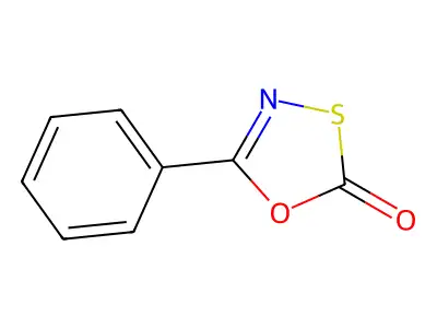 5-Phenyl-1,3,4-oxathiazol-2-one structure
