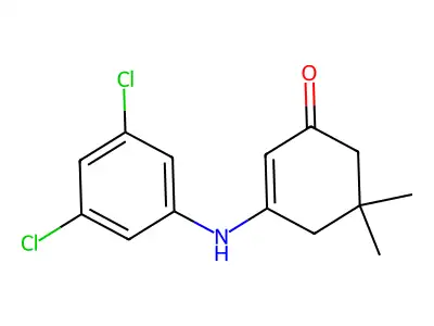 3-[(3,5-Dichlorophenyl)amino]-5,5-dimethylcyclohex-2-en-1-one structure