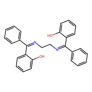 N,N'-Bis(2-hydroxy-alpha-phenylbenzylidene)ethylenediamine structure
