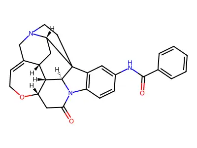 N-(10-Oxostrychnidin-2-yl)benzenecarboximidic acid structure