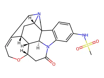 N-(10-Oxostrychnidin-3-yl)methanesulfonamide structure