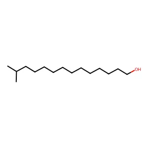 Isopentadecan-1-ol structure