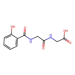 Salicyl-glycyl-glycine structure
