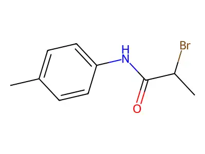2-bromo-N-(4-methylphenyl)propanamide structure
