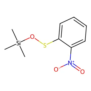 Trimethyl{[(2-nitrophenyl)sulfanyl]oxy}silane structure