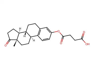雌酮半琥珀酸酯 structure