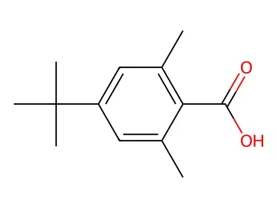 4-Tert-butyl-2,6-dimethylbenzoic acid structure